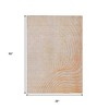 HomeRoots 3' X 5' Orange And Silver Abstract Washable Indoor Outdoor Area Rug - 3 of 4