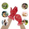 Unique Bargains Women's Floral Thin Sunblock Mittens 1 Pair - 4 of 4