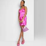 Women's Sleeveless Corset Satin Bodycon Dress - Wild Fable™