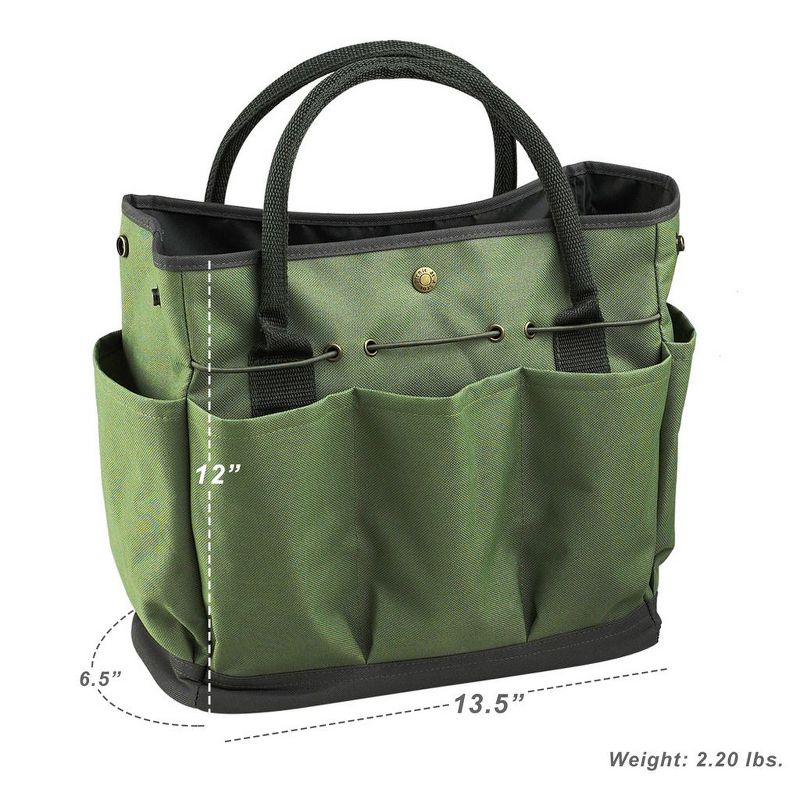 Picnic at Ascot Eco Gardening Tote with 3 Tools - Forest Green, 2 of 5