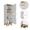 NicBex 4 Shelves File Cabinet with Double Doors,Office Cabinet with Spacious Tier-Shelving Design,Modern Cabinet,Filing Cabinet for Home Office - 4 of 4