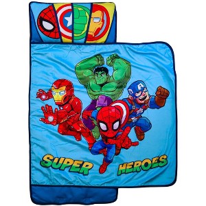 Jay Franco Marvel Super Hero Adventures Avengers Toddler Pre-School Nap Mat - 1 of 4