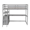 YOOCOZZ Loft Bed with Built-in Desk, Shelves and Storage Drawers - 4 of 4