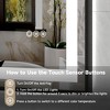 JUJABU 48''x40" Black Tempered Bathroom Mirror with Front and Back Lighting - 4 of 4