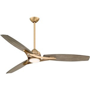 65" Minka Aire Molino Soft Brass Wet Location LED Smart Fan - 1 of 4