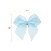 Unique Bargains Fabric Craft DIY Gift Packaging Accessories Satin Mini Ribbon Bows 150 Pcs - 2 of 4