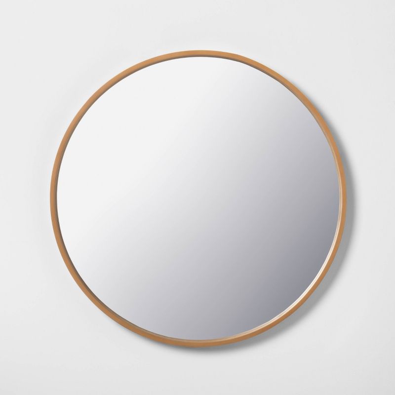Round Wood Framed Wall Mirror - Hearth & Hand™ with Magnolia, 1 of 12