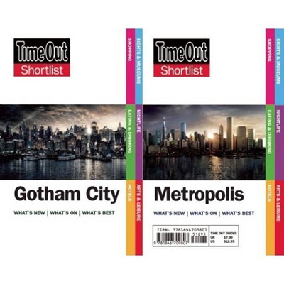 Time Out Shortlist Gotham and Metropolis - by  Dan Wallace (Paperback)