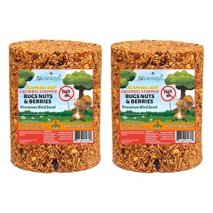 JCS Wildlife Squirrel Stopper Bugs Nuts & Berries Large Cylinder 3.8lbs - 1 of 4