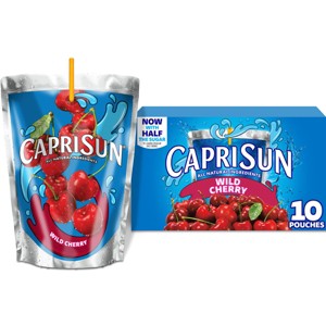 Capri Sun Wild Cherry - 10pk/6 fl oz Pouches - 1 of 4