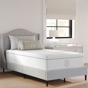 Martha Stewart SleepComplete 12" Firm Hybrid Pocket Spring and Foam Dual-Action Cooling Mattress with Soft Breathable CoolWeave Jacquard Knitted Top - 1 of 4