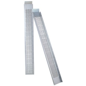 77" Loading Ramp for Pickup Trucks, 960 LBS Capacity Truck Ramps, Riding Mower Ramps, Portable Anti-Slip Metal Ramp for Loading Motorcycle - 1 of 4
