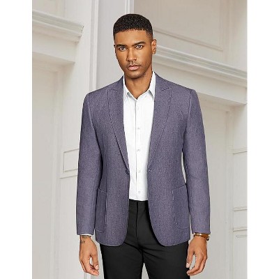 COOFANDY Men's Casual Blazer Slim Fit Sports Coat One Button Business Retro Suit Jackets for Wedding Party