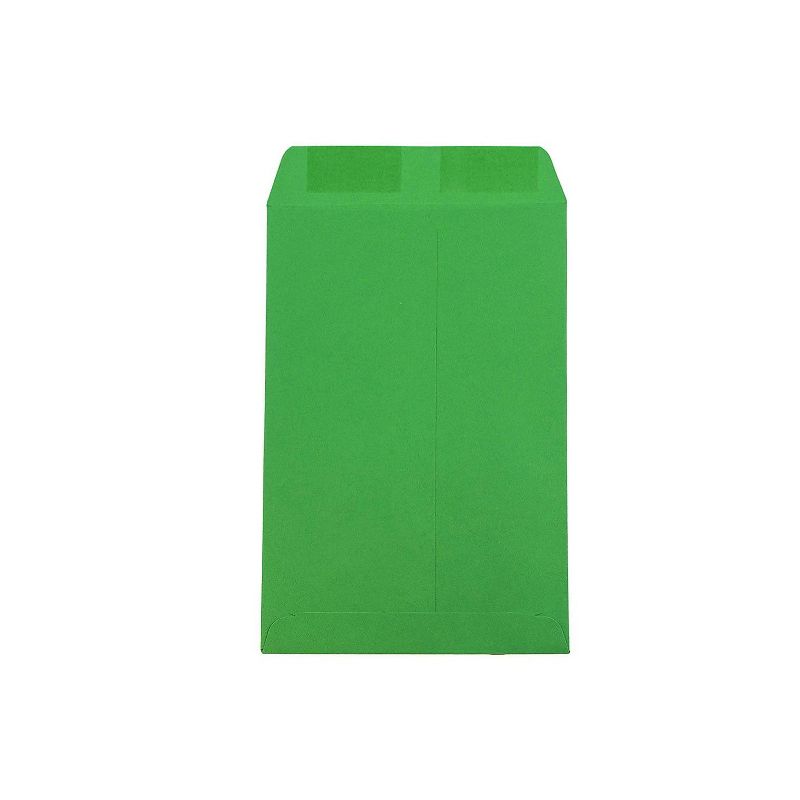 JAM Paper 6 x 9 Open End Catalog Colored Envelopes Green Recycled 88103, 2 of 5