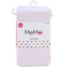 Memoi Girls' 2 Pair Pack Bow Print Opaque Tights - 2 of 2