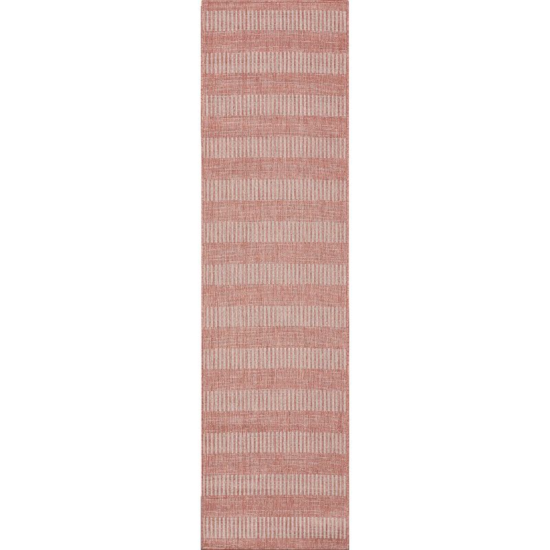 Well Woven Indoor OutdoorStria Striped Area Rug, 1 of 10
