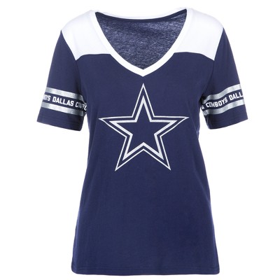 Nfl Dallas Cowboys Women's Short Sleeve Lace Up V-neck Authentic Fashion  Jersey - Xl : Target