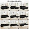 Oversized Corduroy Modular L/U-Shaped Cloud Sectional Sofa with Ottomans, Free combination, Pet-Friendly, No Assembly Required - 2 of 4