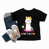 The Juniper Shop Mini Smiley Unicorn Distressed Toddler Short Sleeve Tee - 3 of 4