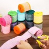 Unique Bargains DIY Wrapping Decoration Soft Burlap Fabric Lace Ribbon 2 Pcs - 4 of 4