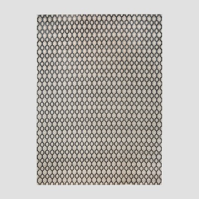 5' x 7' Hex Geo Outdoor Rug Beige - Project 62™