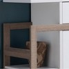 KTMBDW Modern Kitchen Buffet Organizing Cabinet with 4 Shelves, Kitchen Sideboard Buffet Cabinet with Door and Shelves for Kitchen Living Room, White - 4 of 4