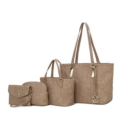 MKF Collection Arya Signature Vegan Leather Tote Bag for Women Versatile Handbag Purse by Mia K