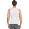 Knocker Men's 100% Cotton White A-Shirts With Double-Ply Neckband - 6 Pack - 4 of 4