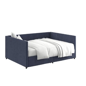 DHP Full Linen Daybed with Storage - 1 of 4