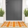Jen Du Vintage Yellow Orange Flowers Welcome Mat - Deny Designs - 2 of 3