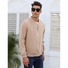 Mens Bomber Jackets Faux Suede Lightweight Flight Jacket Zip Up Active Coat - 2 of 4