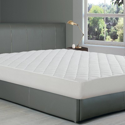 eLuxury Copper Infused Mattress Pad, White, Twin