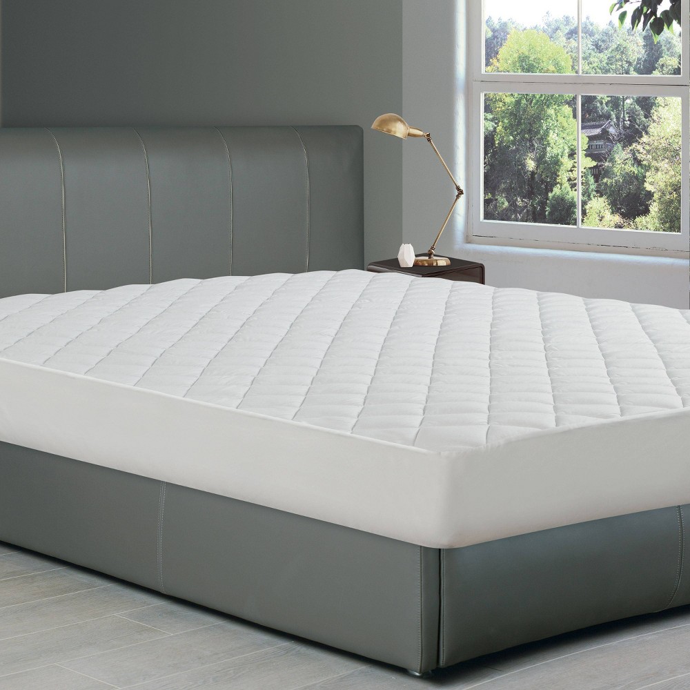 Full Cooling Rayon from Bamboo Fitted Mattress Pad - All In One