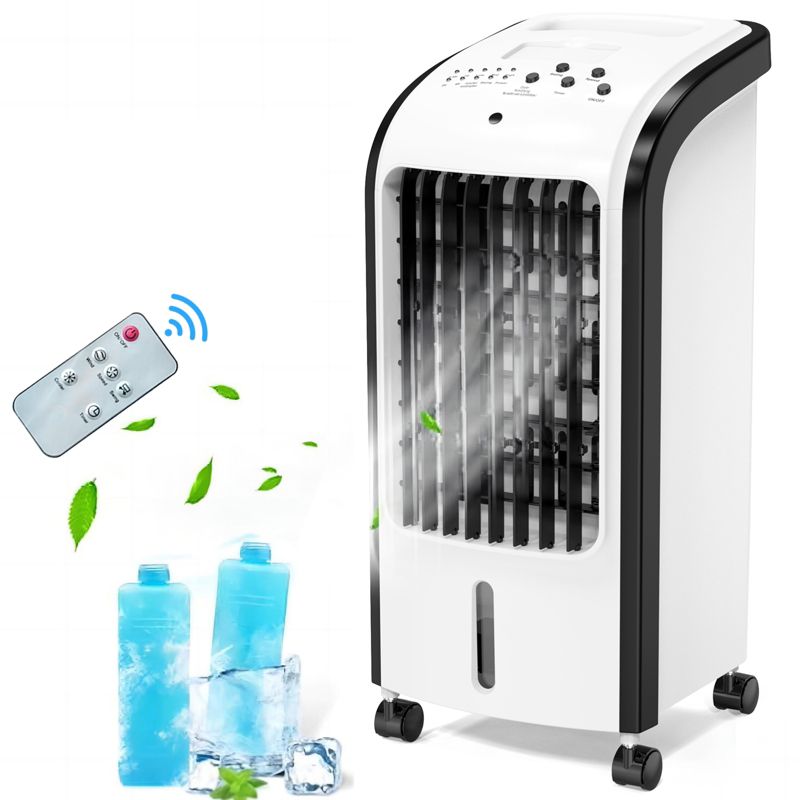 SKONYON 4-in-1 Evaporative Portable Air Cooler Fan Anion Humidify with Remote Control 7.5 Timer Ice Packs, 1 of 11
