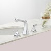 BWE 8 in. Widespread Double Handle Bathroom Faucet With Pop-up Drain Assembly - 4 of 4