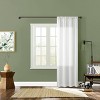 84"x42" Wind & Reed 42"x84" Carbon Captured Light Filtering Curtain Panel - 2 of 4