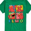 Boys' - Sesame Street - Elmo Faces Short Sleeve Graphic T-Shirt - 2 of 4