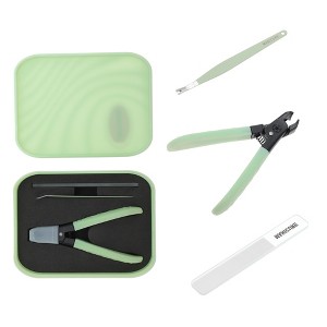 Unique Bargains Splash-proof Nail Clipper Kit 3-piece Set - 1 of 4