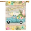 Briarwood Lane Tropical Pickup Truck Summer House Flag Welcome Su - 2 of 4