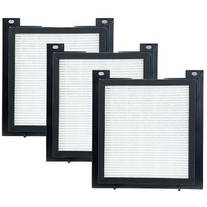 Nispira 3-in-1 HEPA Filter Replacement compatible with Solair Soltek Air 3500 Air Purifier. 3 Packs - 1 of 4