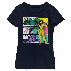 Girl's Raya and the Last Dragon Fearless Heart Warrior Raya T-Shirt - 1 of 4