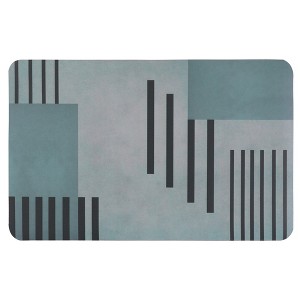 Unique Bargains Outdoor All Weather Resistant Washable Porch Decorations Shoe Mat Doormat - 1 of 4