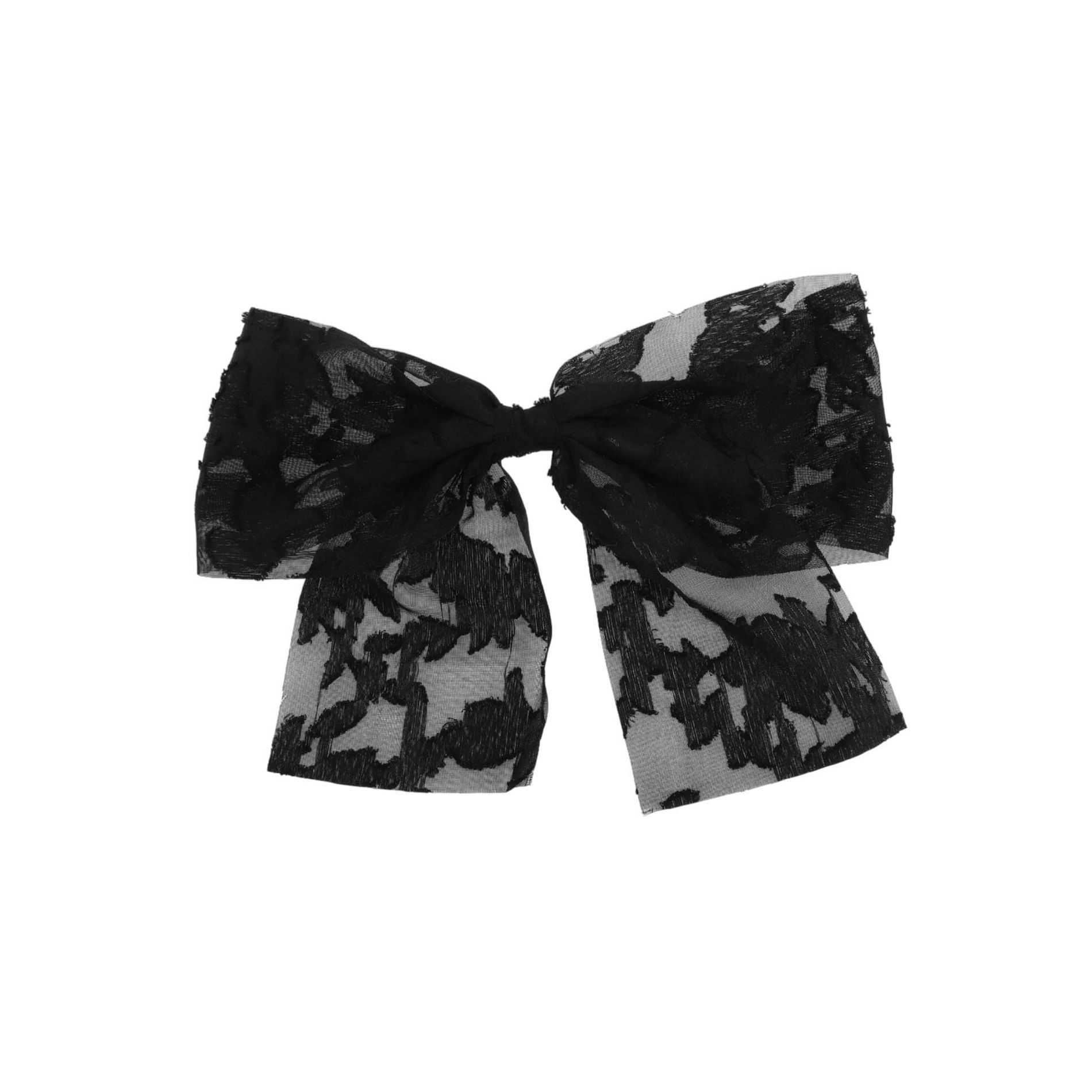 Unique Bargains Elegant Flower Bow Ribbon Hair Clips 1 Pc