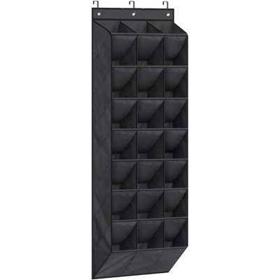 8 Tier Over The Door Organizer, 24 Pairs Shoe Rack for Front Door Entrance Wall Shoe Storage Hanging Shoe Organizer