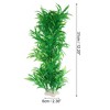 Unique Bargains Aquarium Decorations Fish Tank Artificial Plants Green 12.20" 2 Pcs - 4 of 4