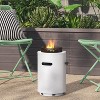 1lb Propane/Liquid Petroleum Gas Round Column Fire Pit - Room Essentials™ - 2 of 4