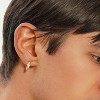 Iced Out CZ Hoop Earrings, 14K Gold Plated Huggie Cartilage Cuff, Hypoallergenic Luxury Fashion Jewelry for Men & Women. - 4 of 4