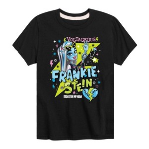 Boys' - Monster High - Frankiestein Voltageous Short Sleeve Graphic T-Shirt - 1 of 4
