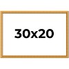 PosterPalooza | 30x20 Wood Antique Frame with UV Acrylic, 4 Finishes: Bronze, Gold, Silver, and Black - 2 of 4