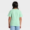 Girls' Short Sleeve 'Heart Balloons' Oversized Graphic T-Shirt - Cat & Jack™ Mint Green - 2 of 3